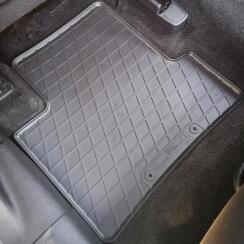 Резиновые коврики для Jeep Cherokee (KL) (2013-...) комплект из 4 штук (Stingray). Фото 3