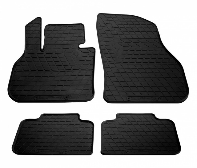 Резиновые коврики для Mini Countryman (F60) (2017-...) комплект из 4 штук (Stingray)