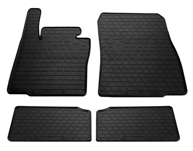 Резиновые коврики для Mini Countryman (R60) (2010-2016) комплект из 4 штук (Stingray)