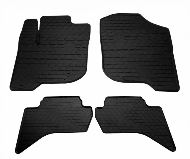 Резиновые коврики для Mitsubishi L200 (KAOT) (european version) (2006-2015) комплект из 4 штук (Stingray)