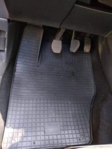 Резиновые коврики для Peugeot 308 (2007-2013) комплект из 4 штук (Stingray). Фото 5