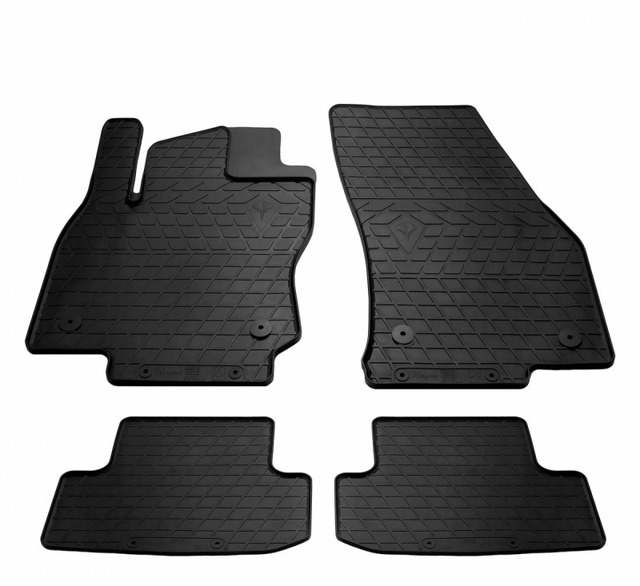 Резиновые коврики для Seat Ateca (2016-...) комплект из 4 штук (Stingray)