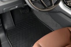 Резиновые коврики для Audi Q7 (4M) (2015-...) комплект из 4 штук (Stingray). Фото 2