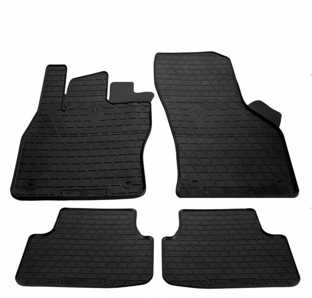 Резиновые коврики для Skoda Octavia III (A7) (2013-2020) комплект из 4 штук (Stingray)