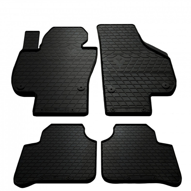 Резиновые коврики для Skoda Superb ІІ (3T) (2008-2015) комплект из 4 штук (Stingray)