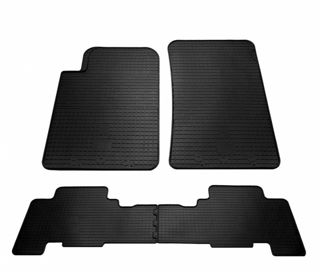Резиновые коврики для Ssang Yong Actyon (2005-2018) комплект из 4 штук (Stingray)