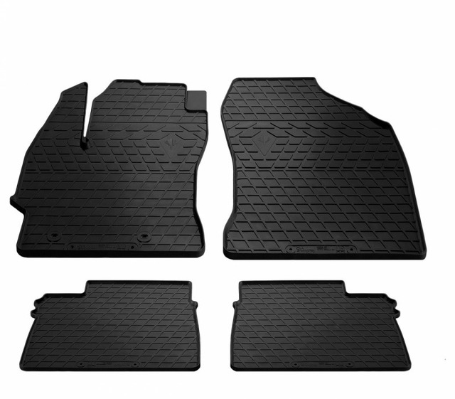 Резиновые коврики для Toyota Corolla (E160) (2012-2018) комплект из 4 штук (Stingray)