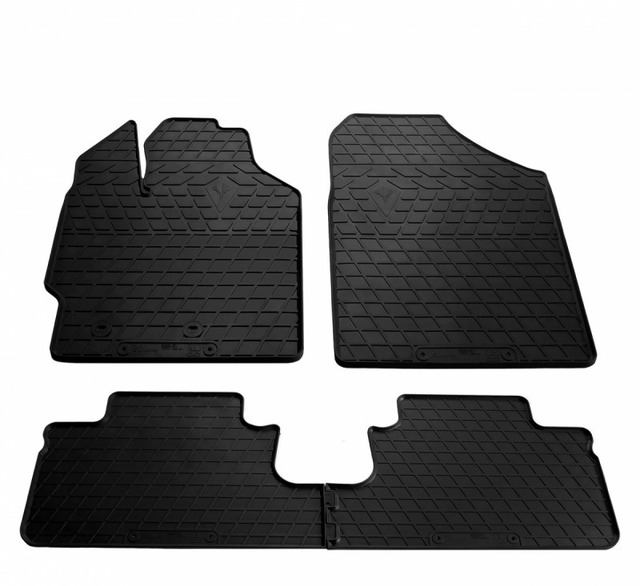 Резиновые коврики для Toyota Yaris II (XP9) (2006-2011) комплект из 4 штук (Stingray)
