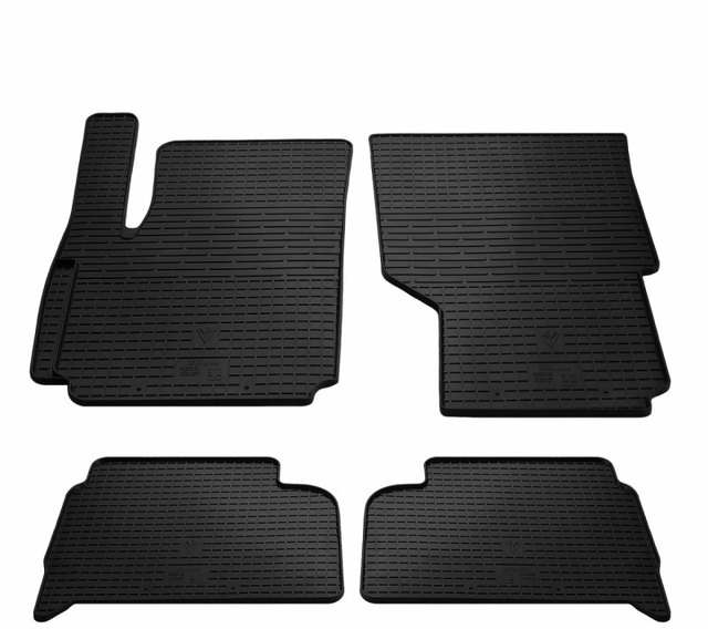 Резиновые коврики для Volkswagen Amarok (2010-...) комплект из 4 штук (Stingray)