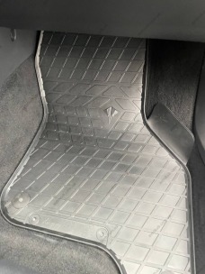 Гумові килимки в салон для Volkswagen e-Golf (2014-2020) комплект з 4 штук (Stingray). Фото 6