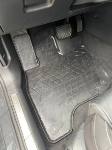 Гумові килимки в салон для Volkswagen e-Golf (2014-2020) комплект з 4 штук (Stingray). Фото 2