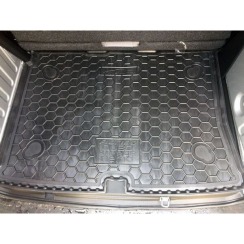 Коврик в багажник для Fiat Qubo/Fiorino 08-/Citroen Nemo 07-/Peugeot Bipper 08- (Avto-Gumm). Фото 2