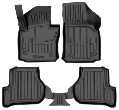 3D килимки для Seat Leon II (1P) (2005-2012)  з бортиками 30 мм (Stingray)