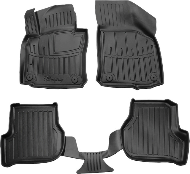 3D килимки для Volkswagen Golf VI (2008-2012)  з бортиками 30 мм (Stingray)