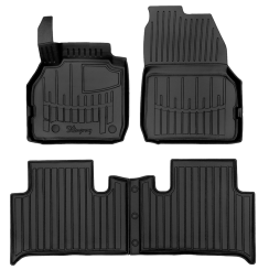 3D килимки для Renault Scenic 2 2002-2009  з бортиками 30 мм (Stingray)