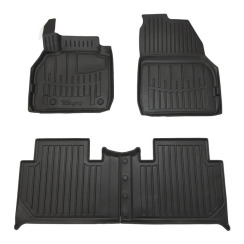 3D килимки для Renault Scenic 2 2002-2009  з бортиками 30 мм (Stingray)