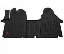 Поліуретанові килимки для Nissan Primastar (2002-2016) (1plus2) з бортиками 30 мм (Stingray)
