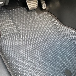 Комплект 3D EVA ковриков с бортами Audi A3 (8V) (2012-...) | Металлический подпятник в подарок. Фото 3