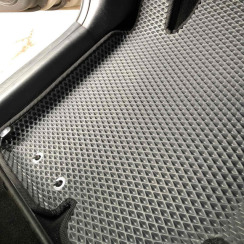 Комплект 3D EVA килимків з бортами для BMW 5 (F11) (2013-2016) | Металевий підп'ятник у подарунок. Фото 5