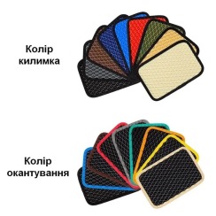 Комплект 3D EVA ковриков с бортами Citroen C3 Picasso (2009-2017) | Металлический подпятник в подарок. Фото 9