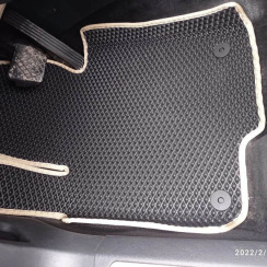 Комплект 3D EVA килимків з бортами для Ford Edge (2014-...) | Металевий підп'ятник у подарунок. Фото 4