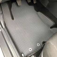 Комплект 3D EVA ковриков с бортами Renault Captur (2013-2019) | Металлический подпятник в подарок. Фото 6