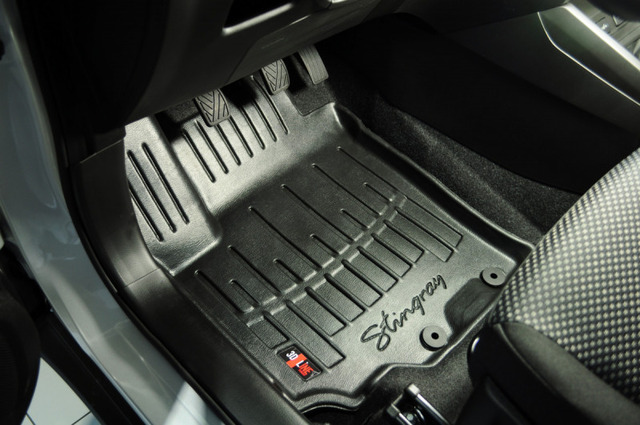 3D килимки для Opel Zafira A (1999-2005)  з бортиками 30 мм (Stingray). Фото 2