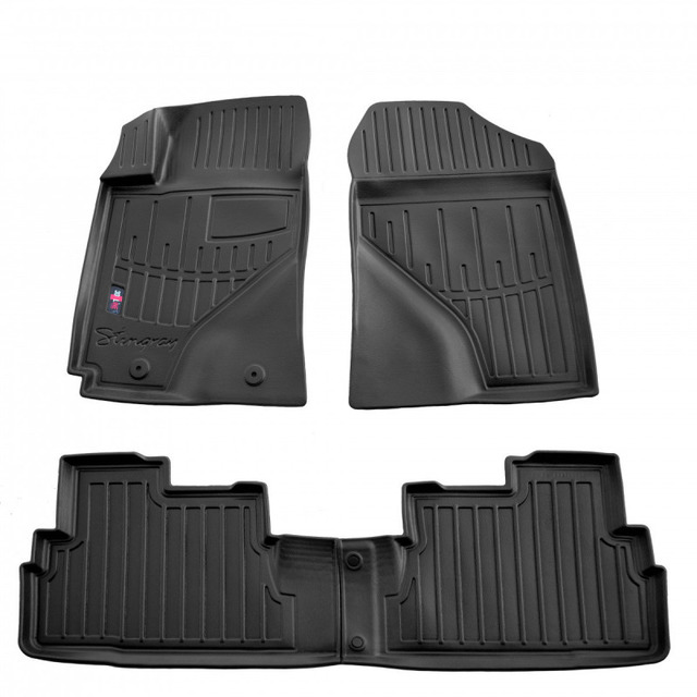 3D коврики для Toyota Corolla Verso (ZER/ZZE) (2004–2009) с бортиками 30 мм (Stingray)