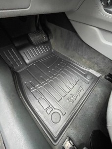3D коврики для Audi A4 (B9) (2015-...) с бортиками 30 мм (Stingray). Фото 2