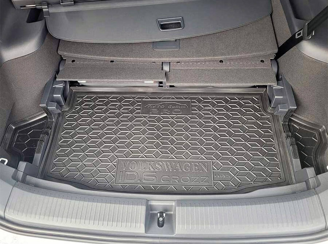 Килимок в багажник для Volkswagen ID6 PRO (2021-...) нижня полиця. Фото 2