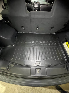 Коврик в багажник для Jeep Patriot (2007-2016) с бортиками 30 мм (Stingray). Фото 2