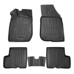 3D коврики для Dacia Duster (2010-2015) 2WD с бортиками 30 мм (Stingray)