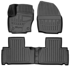 3D килимки для FORD Galaxy (WA6) (2006-2015) (круглі кліпси) з бортиками 30 мм (Stingray)