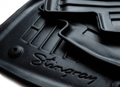 3D коврики для Jeep Wrangler (JK) (5 doors) (2007-2018) с бортиками 30 мм (Stingray). Фото 2
