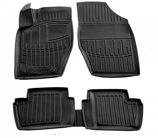 3D коврики для Citroen C4 (L) (2004-2010) с бортиками 30 мм (Stingray)