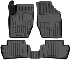3D килимки для Citroen C4 (L) (2004-2010) з бортиками 30 мм (Stingray)