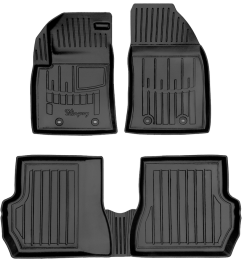 3D килимки для Ford Fiesta (2002-2008) з бортиками 30 мм (Stingray)