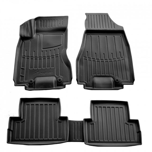 3D килимки для Nissan X-Trail (T31) (2007-2014) з бортиками 30 мм (Stingray)