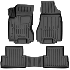 3D килимки для Nissan X-Trail (T31) (2007-2014) з бортиками 30 мм (Stingray)