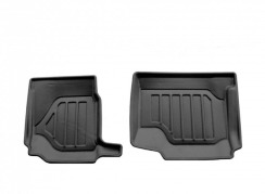 3D килимки 3 ряду для Nissan Qashqai plus 2 (2008-2014) з бортиками 30 мм (Stingray)