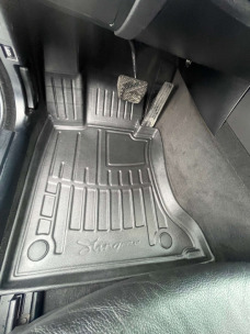 3D коврики для BMW 5 (E60) (2003-2010) 2WD с бортиками 30 мм (Stingray). Фото 3