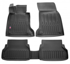 3D килимки для BMW 5 (E60) (2003-2010) 2WD з бортиками 30 мм (Stingray)