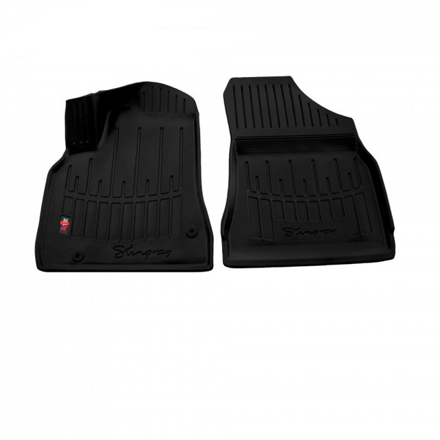 Передние 3D коврики для Citroen Berlingo (B9)/Peugeot Partner Tepee 2008- с бортиками 30 мм (Stingray)