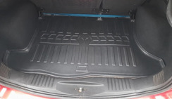 Коврик в багажник для Ford Fusion (2002-2012) с бортиками 30 мм (Stingray). Фото 2