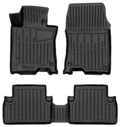 3D килимки для Honda Accord IIX (2008-2013) з бортиками 30 мм (Stingray)