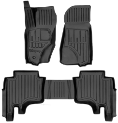 3D килимки для Jeep Grand Cherokee (WK) (2005-2010) з бортиками 30 мм (Stingray)