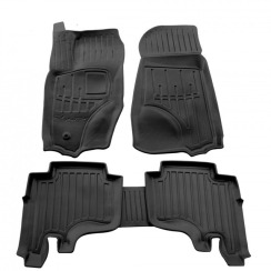 3D килимки для Jeep Grand Cherokee (WK) (2005-2010) з бортиками 30 мм (Stingray)