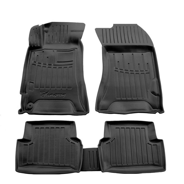 3D коврики для Subaru Forester (SG) (2002-2008) с бортиками 30 мм (Stingray)