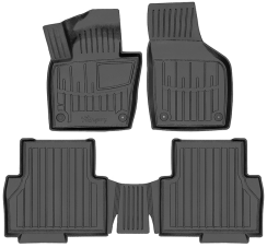 3D килимки для Seat Alhambra II (7N) (2010-...) з бортиками 30 мм (Stingray)