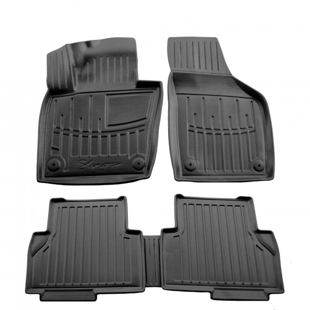 3D коврики для Volkswagen Sharan II (2010-...) с бортиками 30 мм (Stingray)